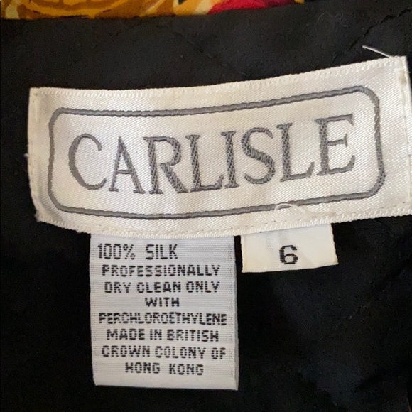 VINTAGE Carlisle silk jacket - Picture 2 of 5